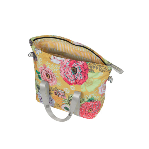 Basil Bloom Field - bicycle handbag - 8-11 liters - front/back - yellow