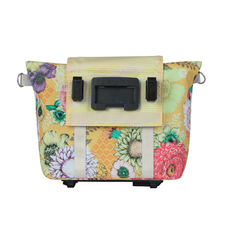 Basil Bloom Field - bicycle handbag MIK - 8-11 liters - front/back - yellow