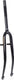 Hh vork 28 inch transport 1 draad v-brake mat zwart