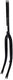 Vork 28 inch transport 1.1 8 draad mat zwart