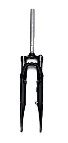Load image into Gallery viewer, Hulzebos cycle parts b.v. zoom voorvork verend alloy 28 -1 8 ahead mat zwart
