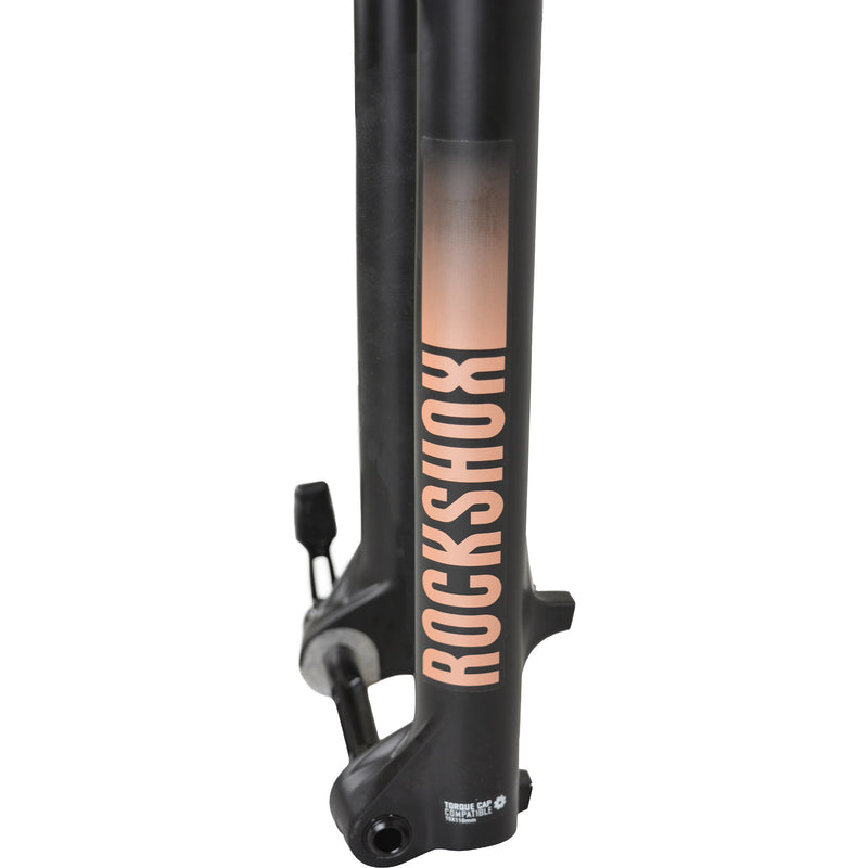 Afbeelding laden in galerijviewer, Rockshox voorvork judy silver 29 t100 disc tap. st. zwart oem
