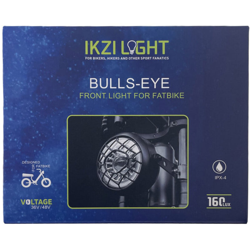 Load image into Gallery viewer, Ikzi led voorlicht fatbike koplamp light 160 lux e-bike 36v-48v waterdicht in doos
