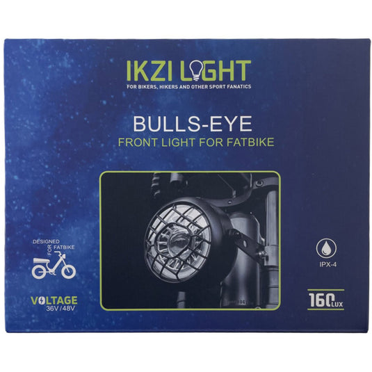 Ikzi light koplamp bulls-eye voor fatbike