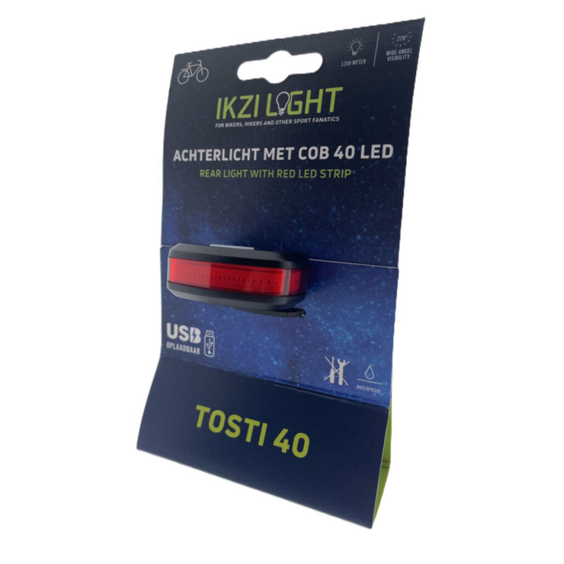 Load image into Gallery viewer, Ikzi light achterlicht tosti 40 cob led, usb-oplaadbaar
