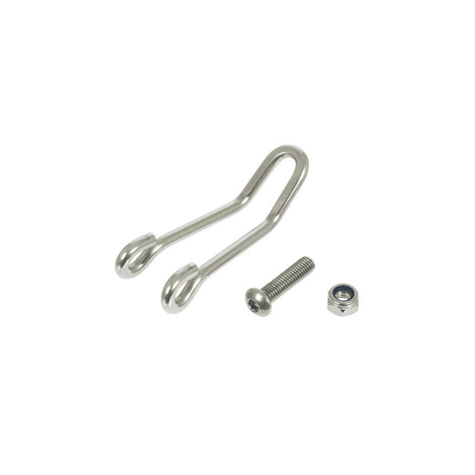 Busch muller busch m�ller koplamphaak lang 60 18mm rvs zilver