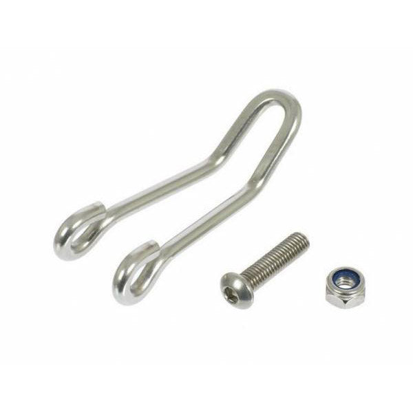 Bumm headlight hook silver stainless steel medium 45/18mm 475DPB