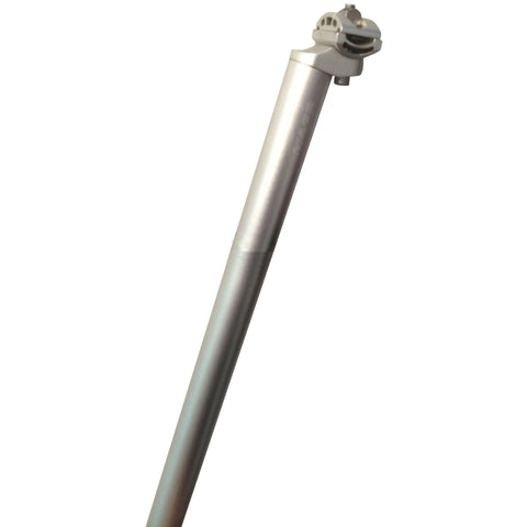 Seatpost fixed 25.4mm x 600mm aluminum silver