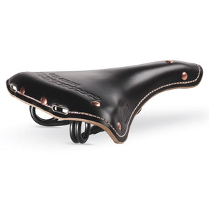 Monte grappa zadel oxford club sport leer zwart