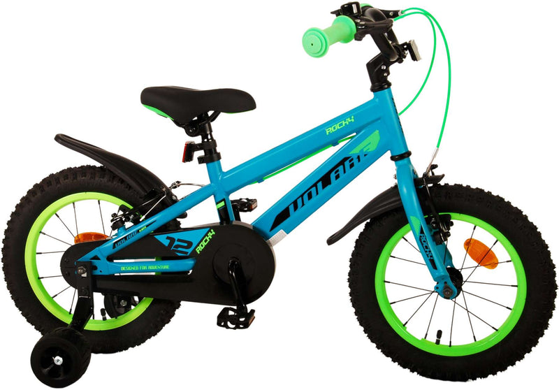 Load image into Gallery viewer, Volare Rocky Kinderfiets Jongens 14 inch Groen Twee handremmen
