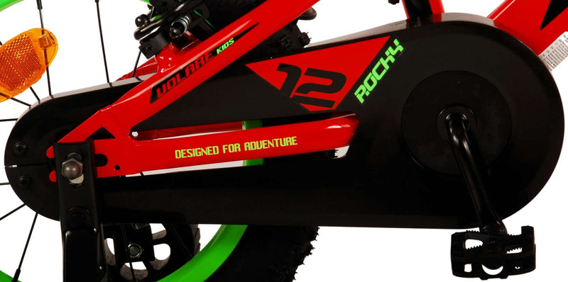 Load image into Gallery viewer, Volare Rocky Kinderfiets Jongens 14 inch Rood Twee handremmen
