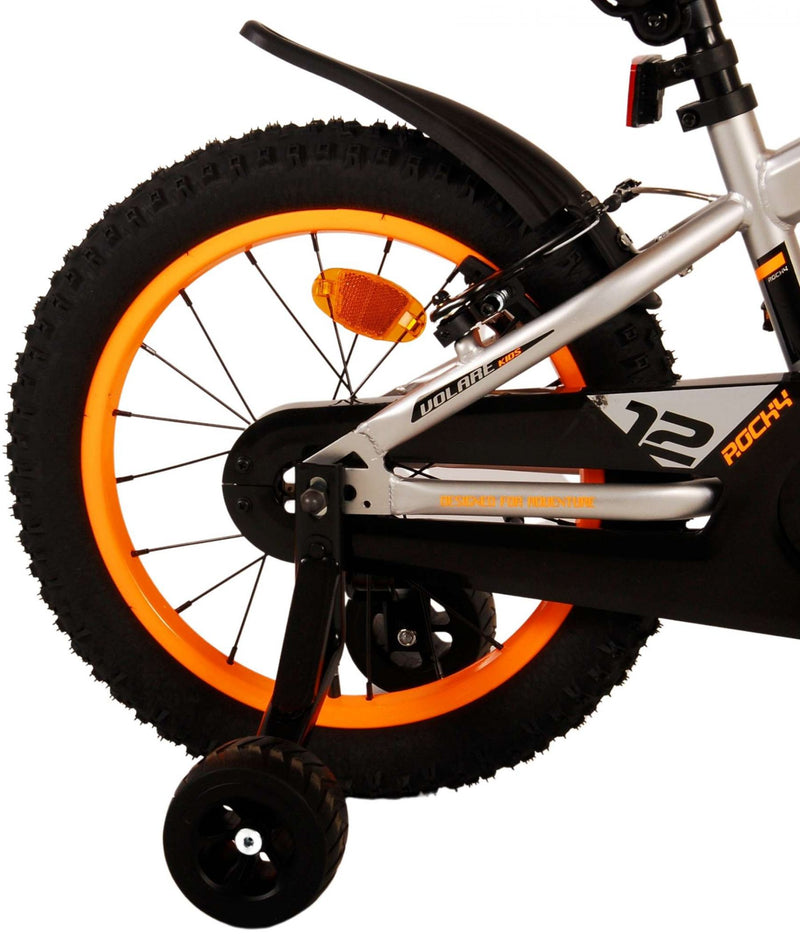 Load image into Gallery viewer, Volare Rocky Kinderfiets Jongens 16 inch Grijs Twee handremmen
