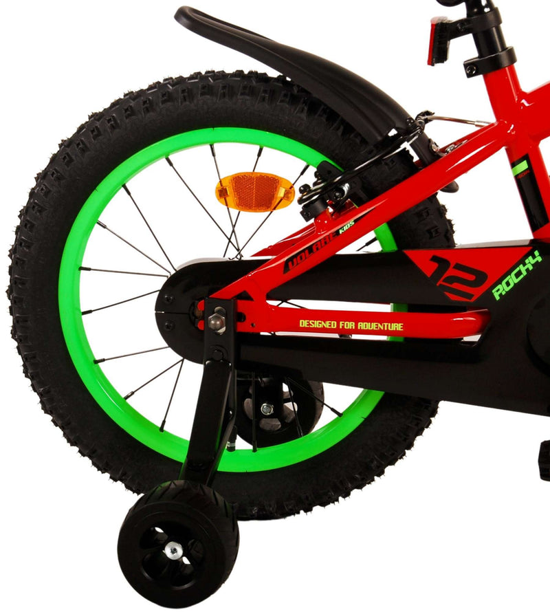Load image into Gallery viewer, Volare Rocky Kinderfiets Jongens 16 inch Rood Twee handremmen
