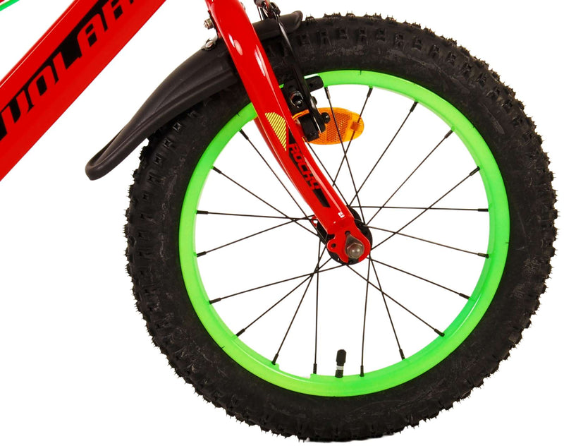 Load image into Gallery viewer, Volare Rocky Kinderfiets Jongens 16 inch Rood Twee handremmen
