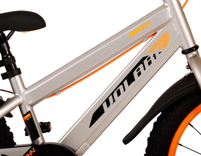 Load image into Gallery viewer, Volare Rocky Kinderfiets Jongens 18 inch Grijs Twee handremmen

