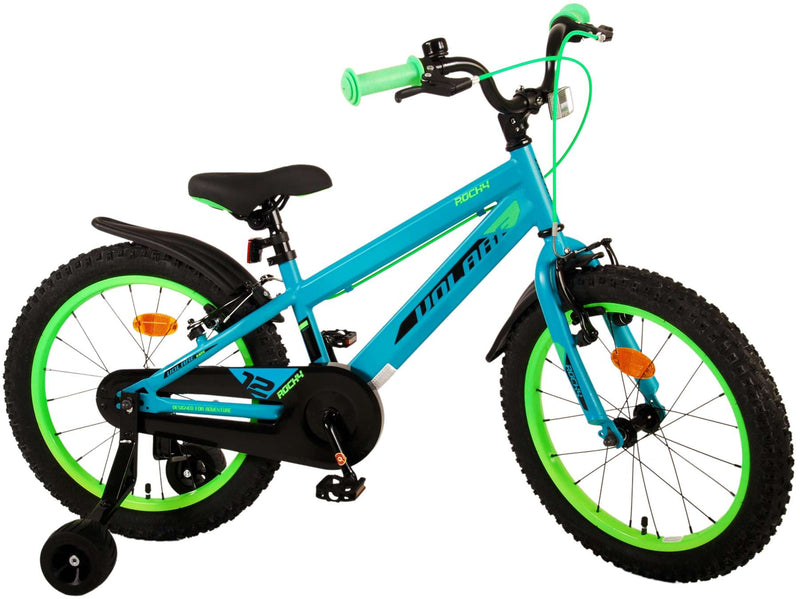 Load image into Gallery viewer, Volare Rocky Kinderfiets Jongens 18 inch Groen Twee handremmen
