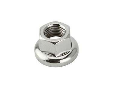 Ffwd wielmoer achterwiel baan track end nut m10 alu zilver