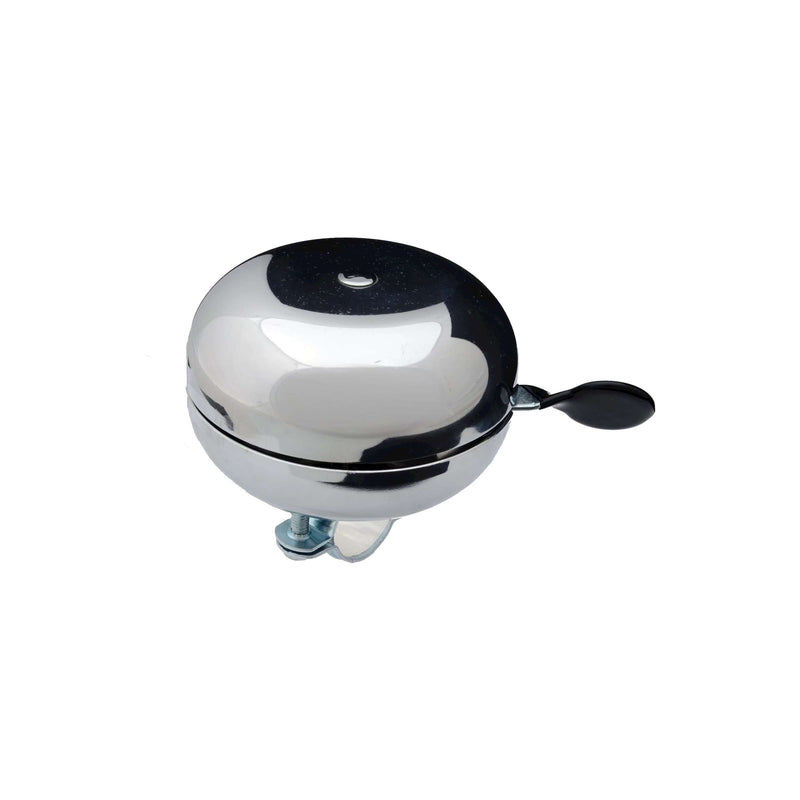 Load image into Gallery viewer, Simson fietsbel DingDong large 80mm chroom op kaart
