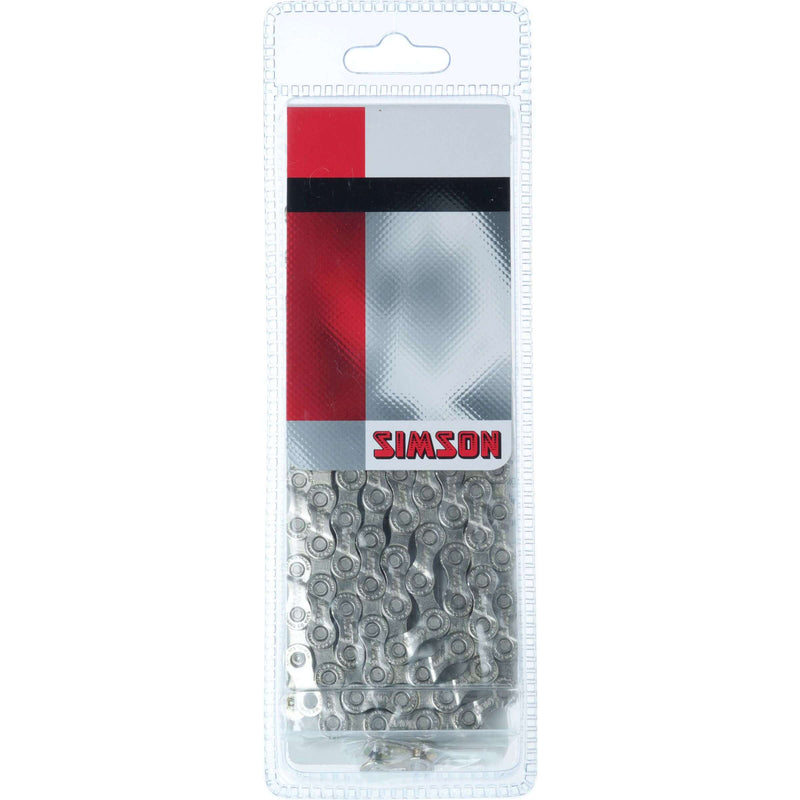 Load image into Gallery viewer, Simson Fietsketting Derailleur 9 - 116 schakels - 1 2 x 5 64 - zilver
