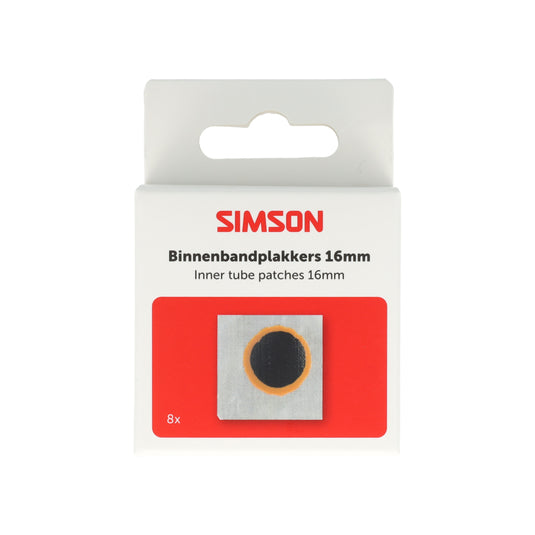 Simson binnenbandpleisters 16mm 8st