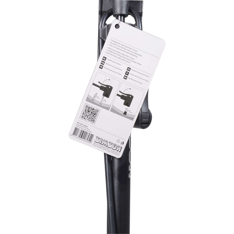 Load image into Gallery viewer, hogedrukpomp Basic 60 cm zwart
