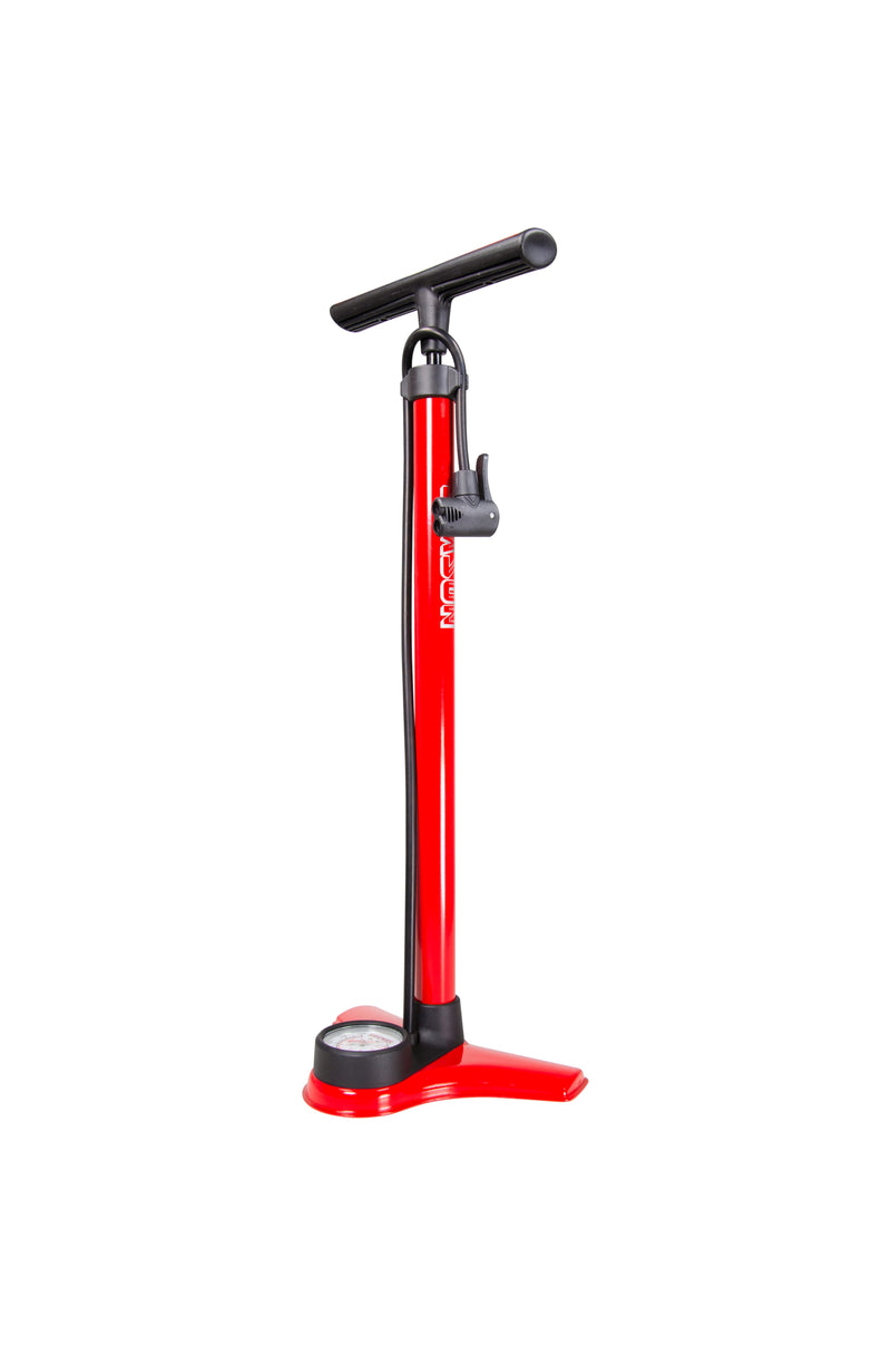 Load image into Gallery viewer, fietspomp Excellent hogedruk 60 cm rood
