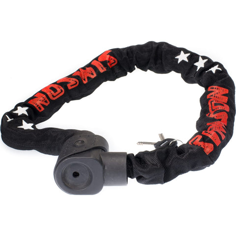 chain lock Mighty Art-3 100 cm x 10 mm black/red