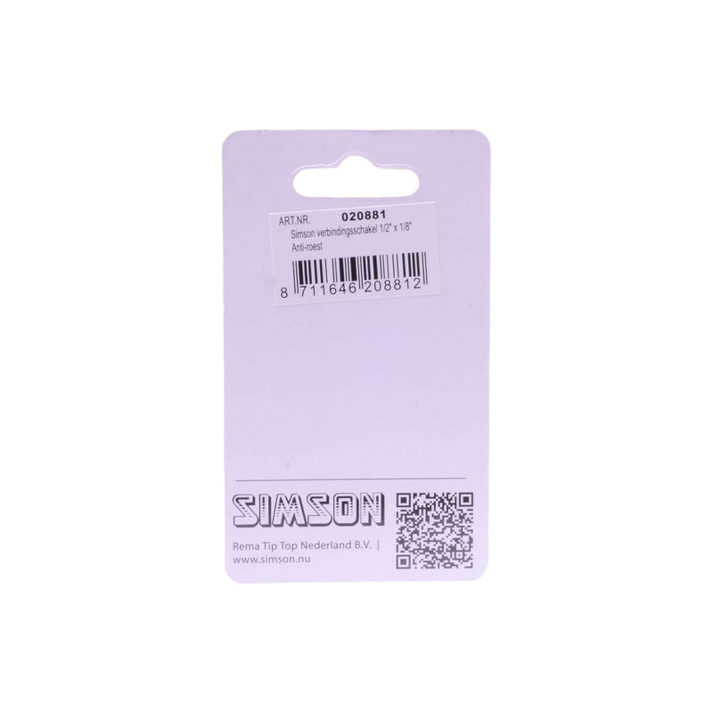 Load image into Gallery viewer, Simson Verbindingsschakel Anti-roest 1 2 x1 8
