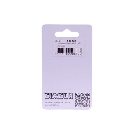 Simson Verbindingsschakel 5 6 7 - Fietskettingverbinder (1 2 x 3 32 ) - Zilver