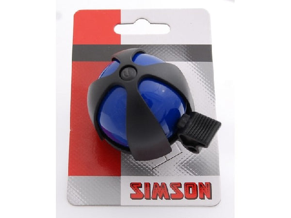 Simson bicycle bell Sport cobalt-black on card