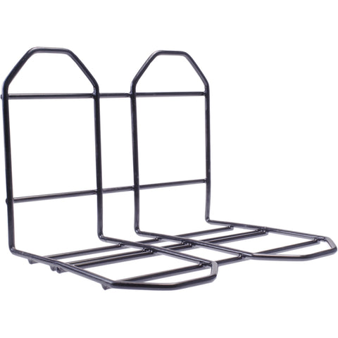 luggage rack with spider binder black