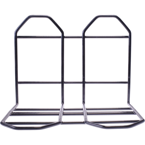 luggage rack with spider binder black