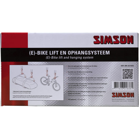 Simson bicycle lift heavy (e-bike)