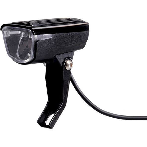 Simson front fork headlight Luna E-bike black on map