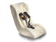 Melia Bakfiets Inzetstoel - Comfortabele peuterstoel voor fietskar - Wit, 75x25x15cm, 5-punts gordel