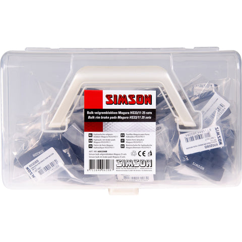 Simson rim brake block Magura HS33/11 (25 sets in box)