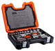Bahco 1 4 + 1 2 doppenset 91-d | s910