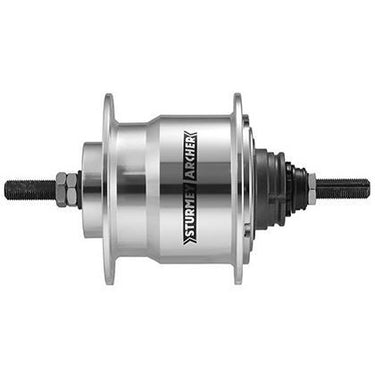 Ursus versnellingsnaaf 4 speed sturmey archer x-rf4 36 gaats - 170 mm aslengte - zilver
