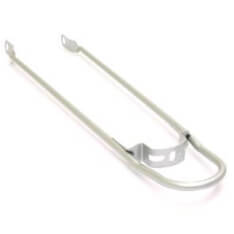 Spatbordstang bumper 28sp zilver