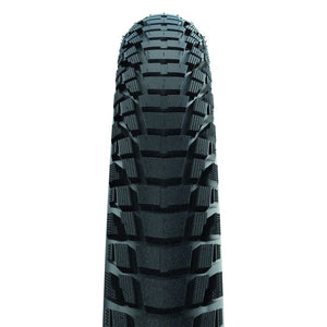 Schwalbe marathon plus tour - wired - addix green - smartguard - 700x35c - black + reflex