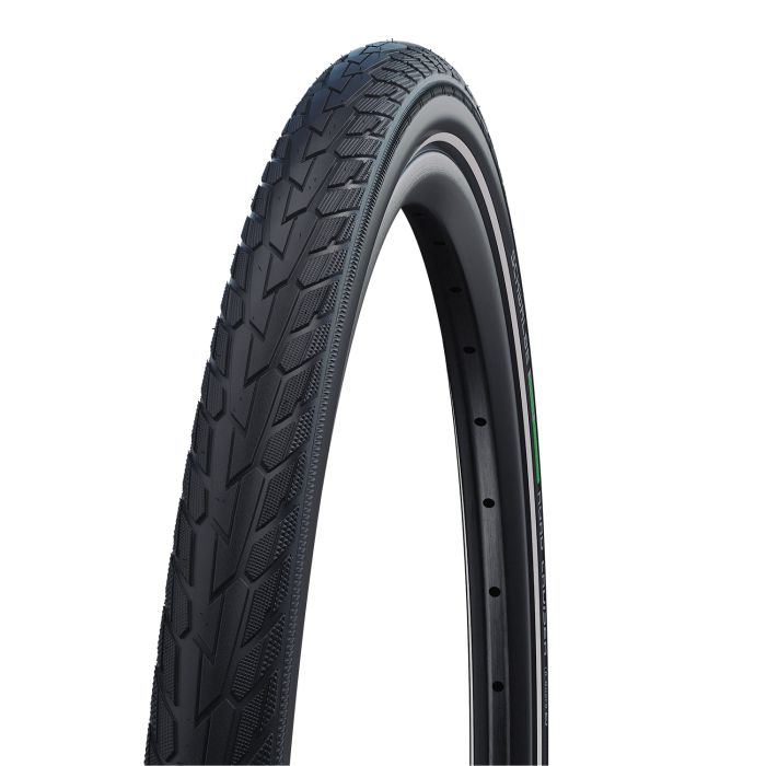Load image into Gallery viewer, Schwalbe road cruiser - wired - green compound - k-guard - 700x40c - black + reflex
