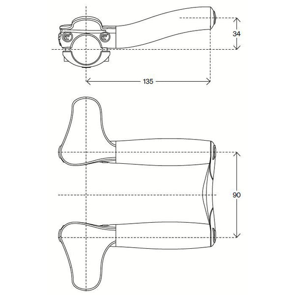 DEDA Aerobar Carbon Blast