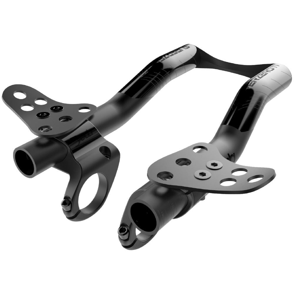 DEDA Clip-On Superzero TT extensions, 190mm, black ano