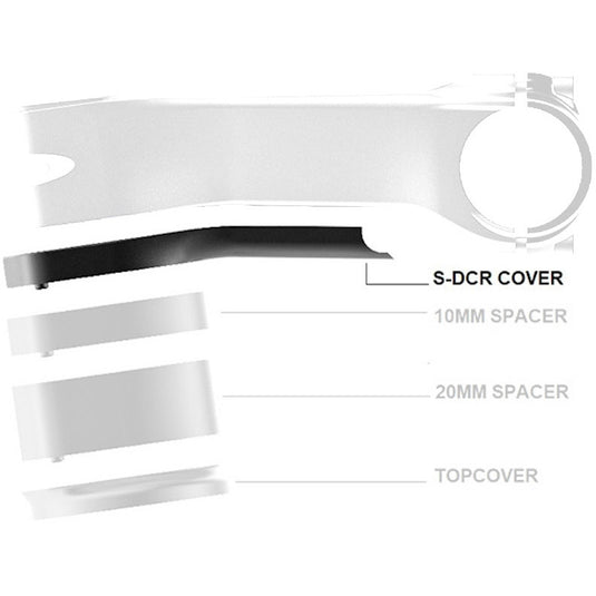 Dedacciai deda cover superbox 70-80mm nylon zwart