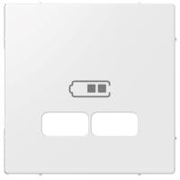Merten centraalplaat usb 2-v polar wit