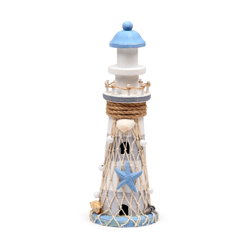 Load image into Gallery viewer, Strandsouvenir - vuurtoren blauw ster
