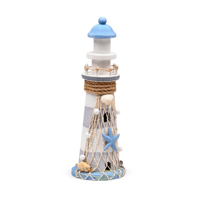 Load image into Gallery viewer, Strandsouvenir - vuurtoren blauw ster
