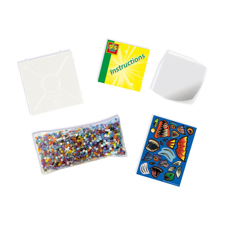 Load image into Gallery viewer, Ses strijkkralen - enge zeedieren
