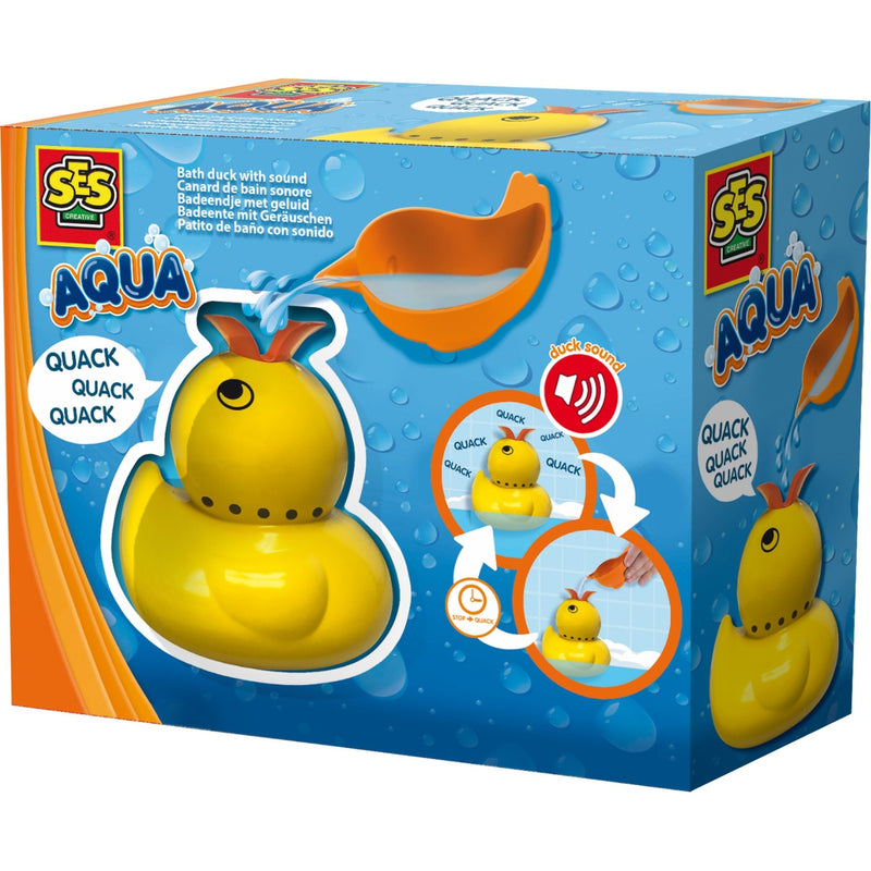 Load image into Gallery viewer, SES Creative Aqua Badeendje met geluid
