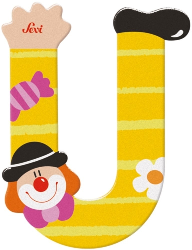 Load image into Gallery viewer, Sevi letter clown u: 10 cm (81757)
